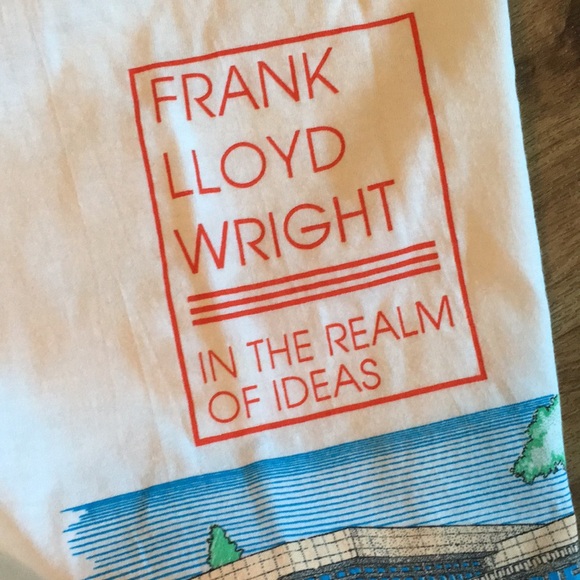 Rare vintage Frank Lloyd Wright T-shirt - Picture 8 of 8